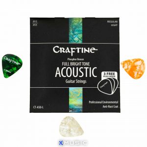 CRAFTINE ACOUSTIC GUITAR STRINGS - LIGHT