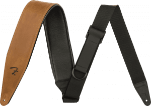 FENDER RIGHT HEIGHT STRAP LEATHER COGNAC
