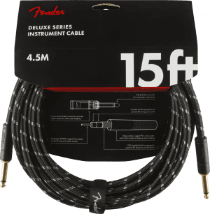 FENDER DELUXE 15 FOOT INSTRUMENT CABLE