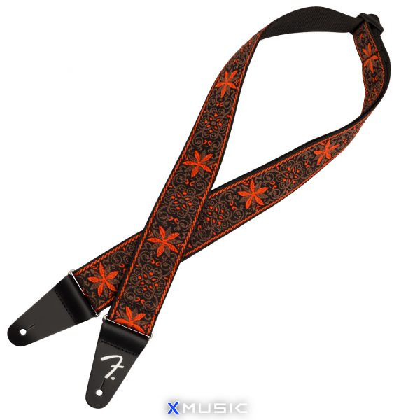 FENDER PASADENA WOVEN STRAP, ORANGE WALLFLOWER