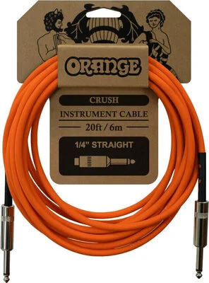 ORANGE CRUSH 20FT STRAIGHT TO STRAIGHT GUITAR CABLE