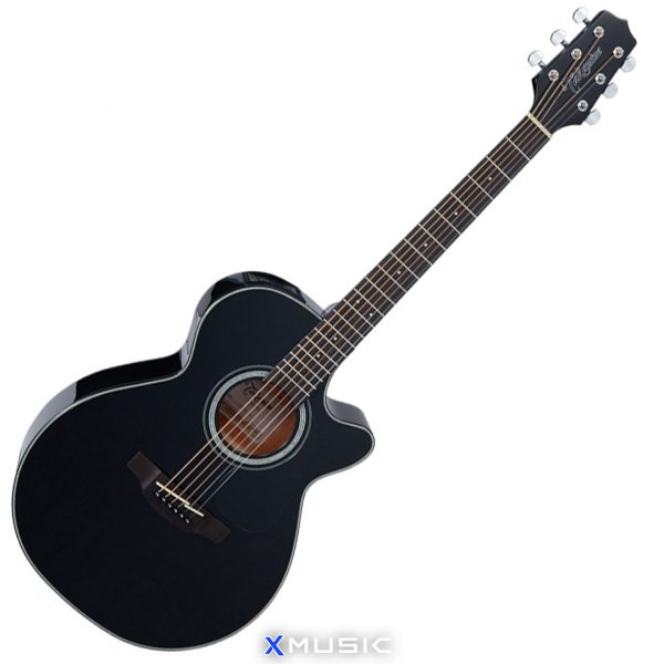 TAKAMINE FXC ELECTRO ACOUSTIC GUITAR, BLACK