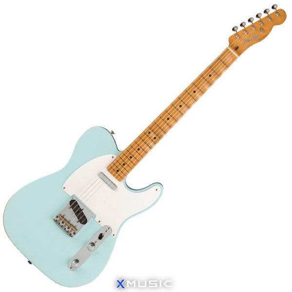 FENDER VINTERA ROADWORN 50 TELECASTER, SONIC BLUE