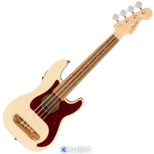 FENDER FULLERTON PRECISION BASS UKULELE, OLYMPIC WHITE