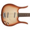 DANELECTRO DL58 LONGHORN VINTAGE STYLE ELECTRIC BASS, COPPERBURST - Image 2