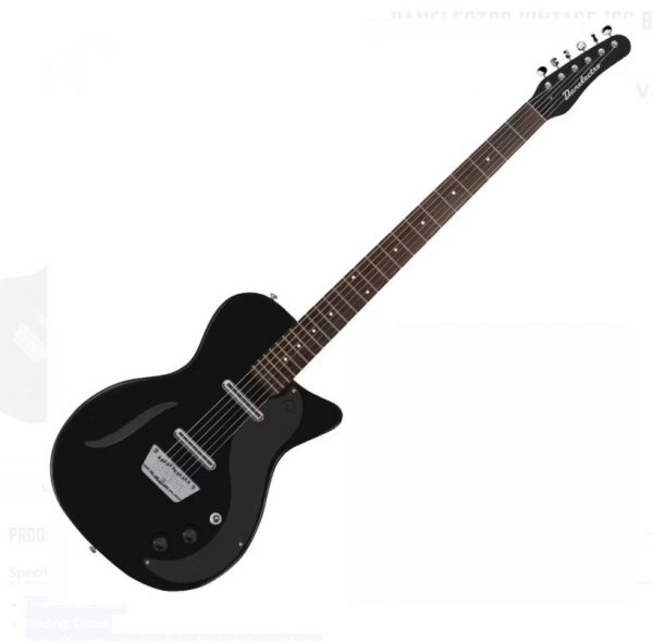 DANELECTRO 56 BARITONE, GLOSS BLACK