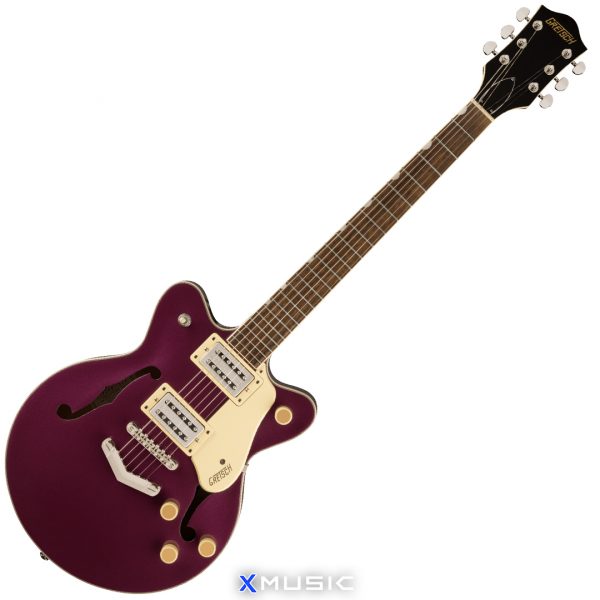 GRETSCH G2655 STREAMLINER CENTER BLOCK JR. DOUBLE-CUT WITH V-STOPTAIL, BURNT ORCHID