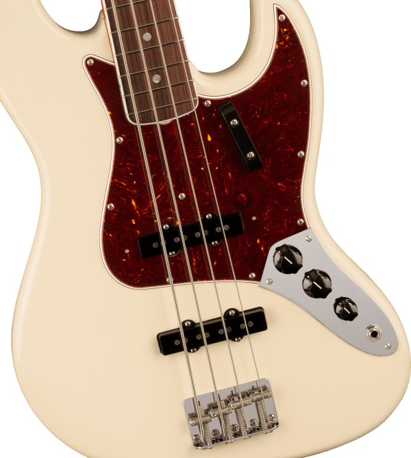 FENDER AM VINTAGE II 1966 JAZZ BASS OLYMPIC WHITE