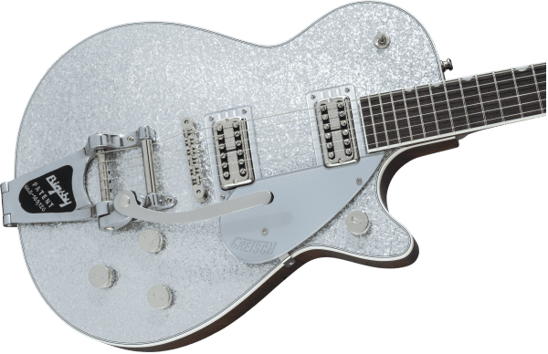 GRETSCH G6129T PLAYER ED JET BIGSBY SILVER SPARKLE