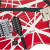 EVH STRIPED SERIES 5150 RED WITH BLACK AND WHITE STRIPES - Image 2