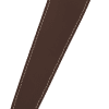 FENDER ESSENTIALS LEATHER STRAP 2" BROWN - Image 3