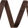 FENDER ESSENTIALS LEATHER STRAP 2" BROWN - Image 2