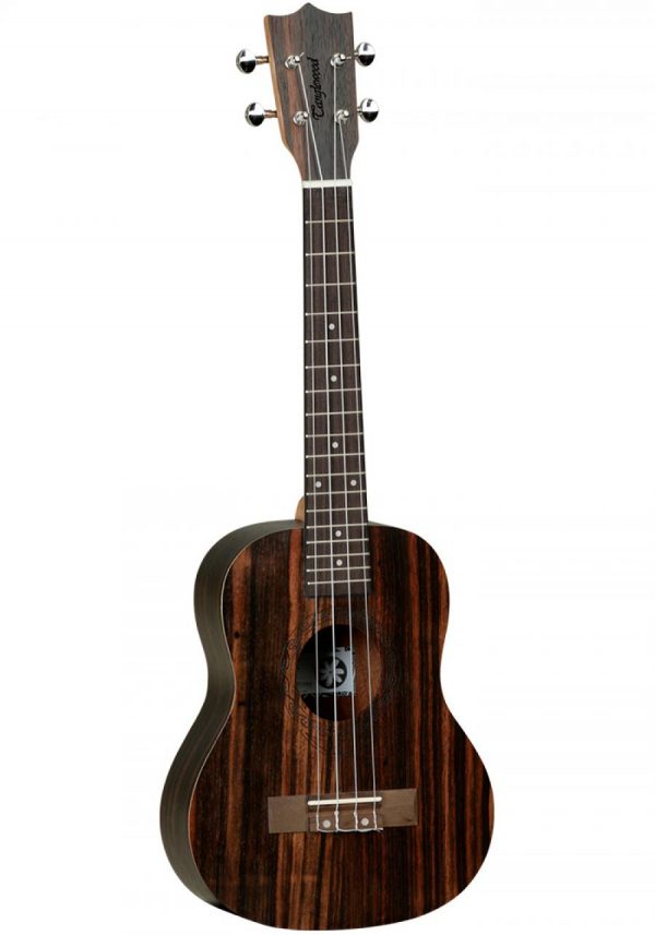 TANGLEWOOD TENOR UKULELE FIGURED EBONY